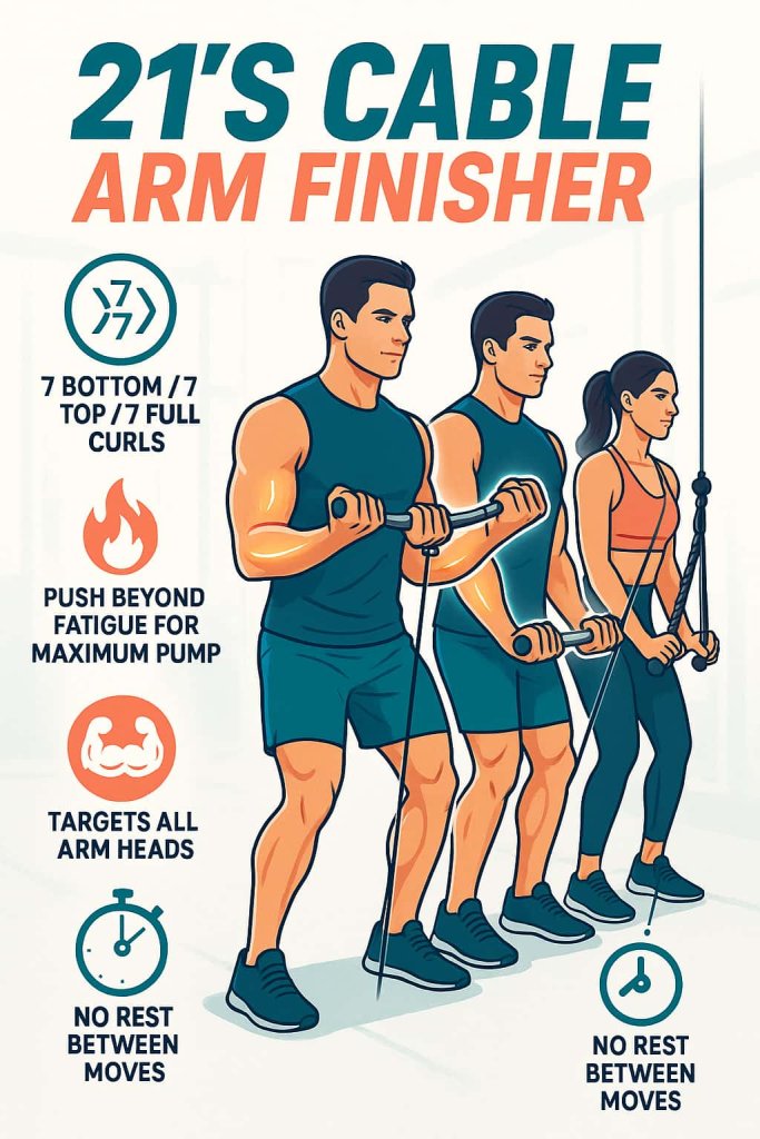 21’s Cable Arm Finisher