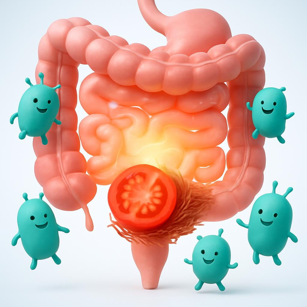 Tomatoes Aids in Digestion and Gut Health