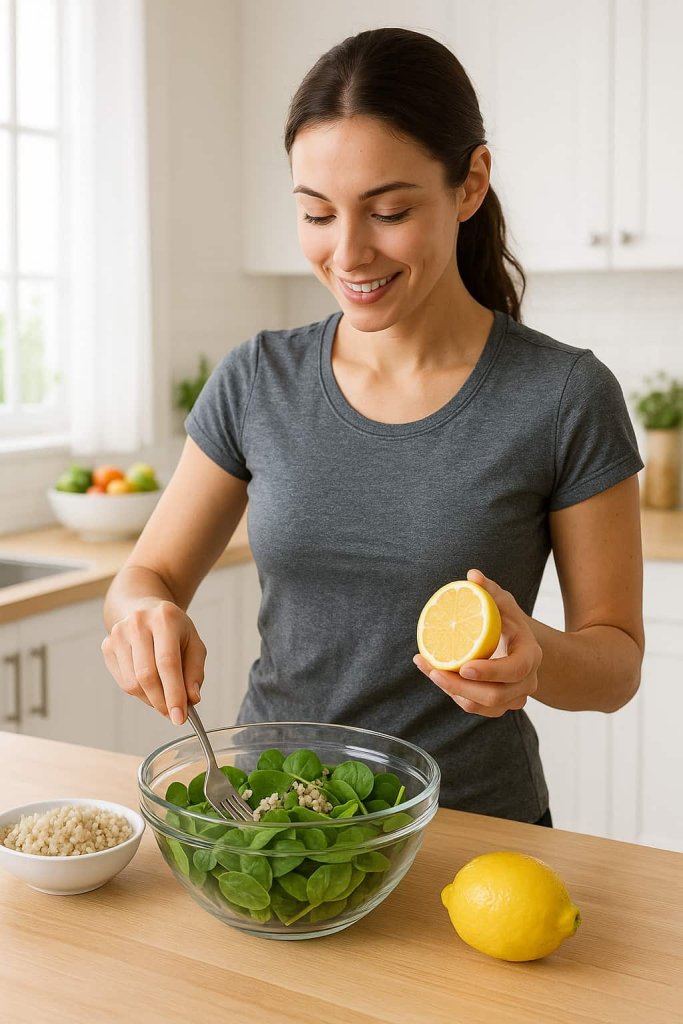 Spinach Aids in Weight Management