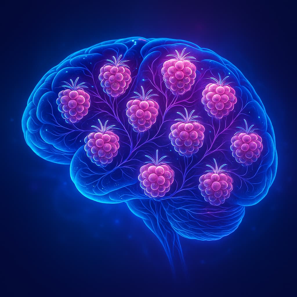 Raspberries Boosts Brain and Cognitive Function