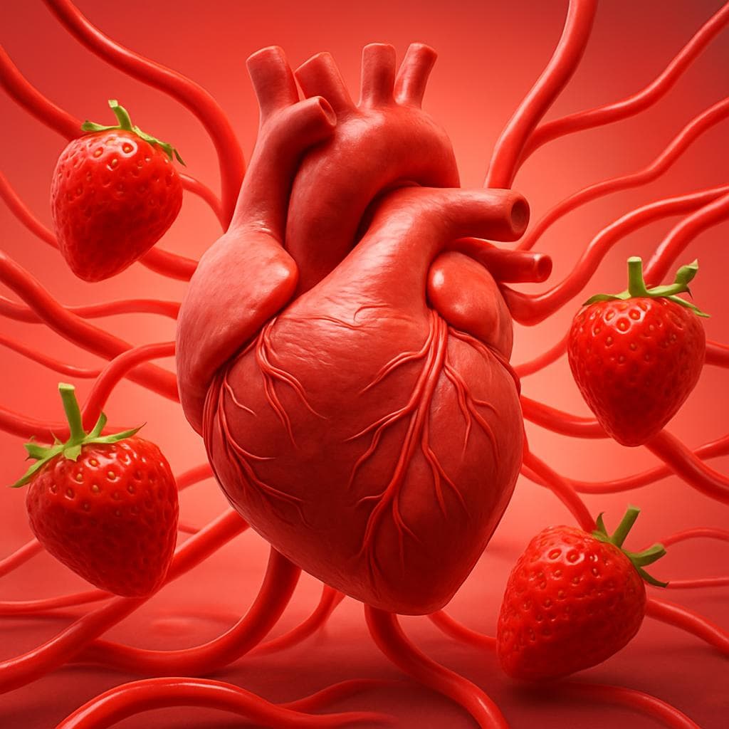 Strawberries Boosts Heart and Vascular Health