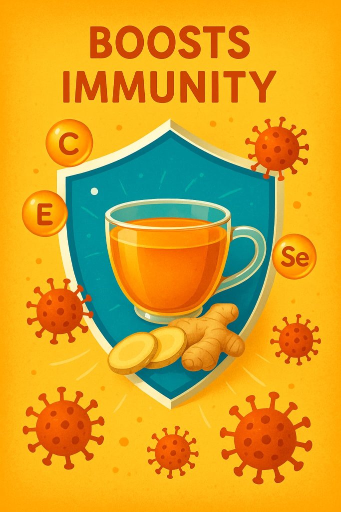 Ginger Tea Boosts Immunity
