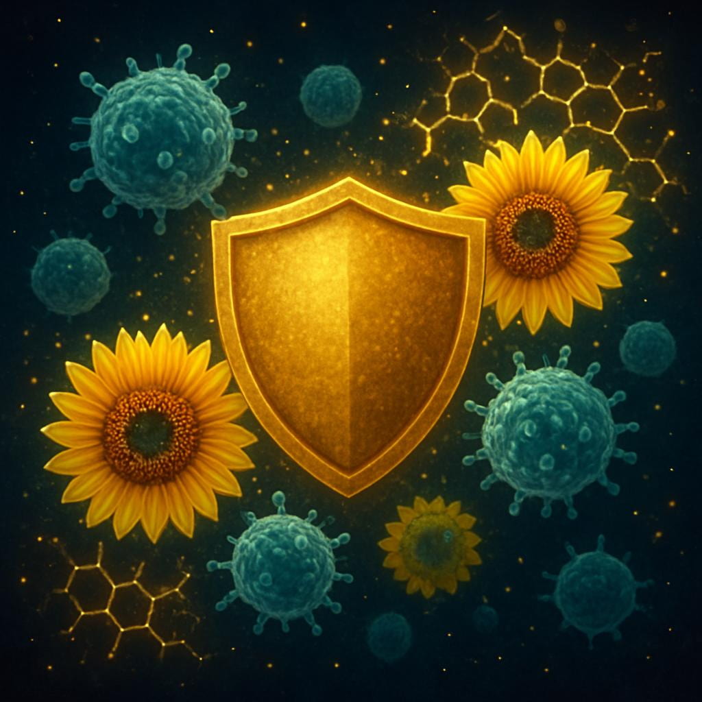 Sunflower Seeds Boosts Immunity and Fights Free Radicals