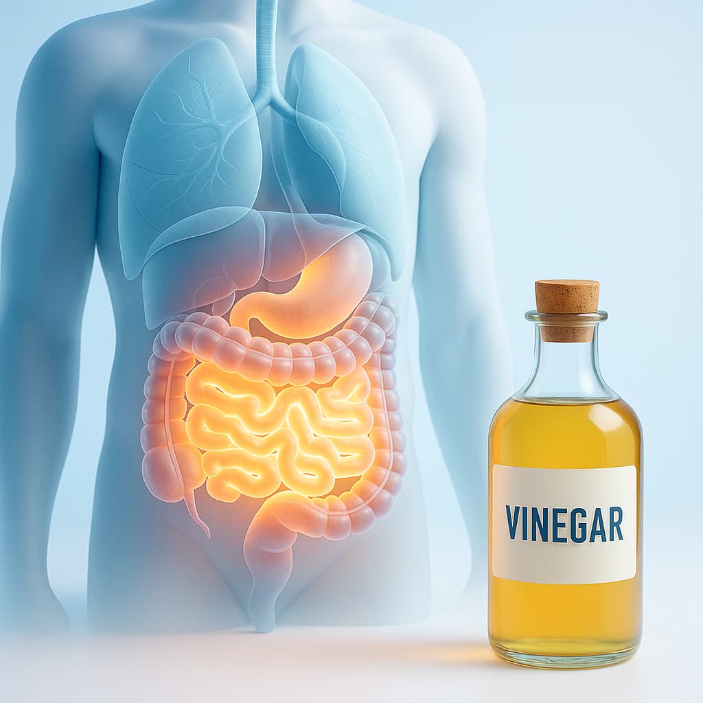 Vinegar  Enhances Gut and Digestive Health