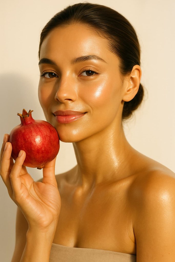 Pomegranate Enhances Skin and Anti-Aging Protection
