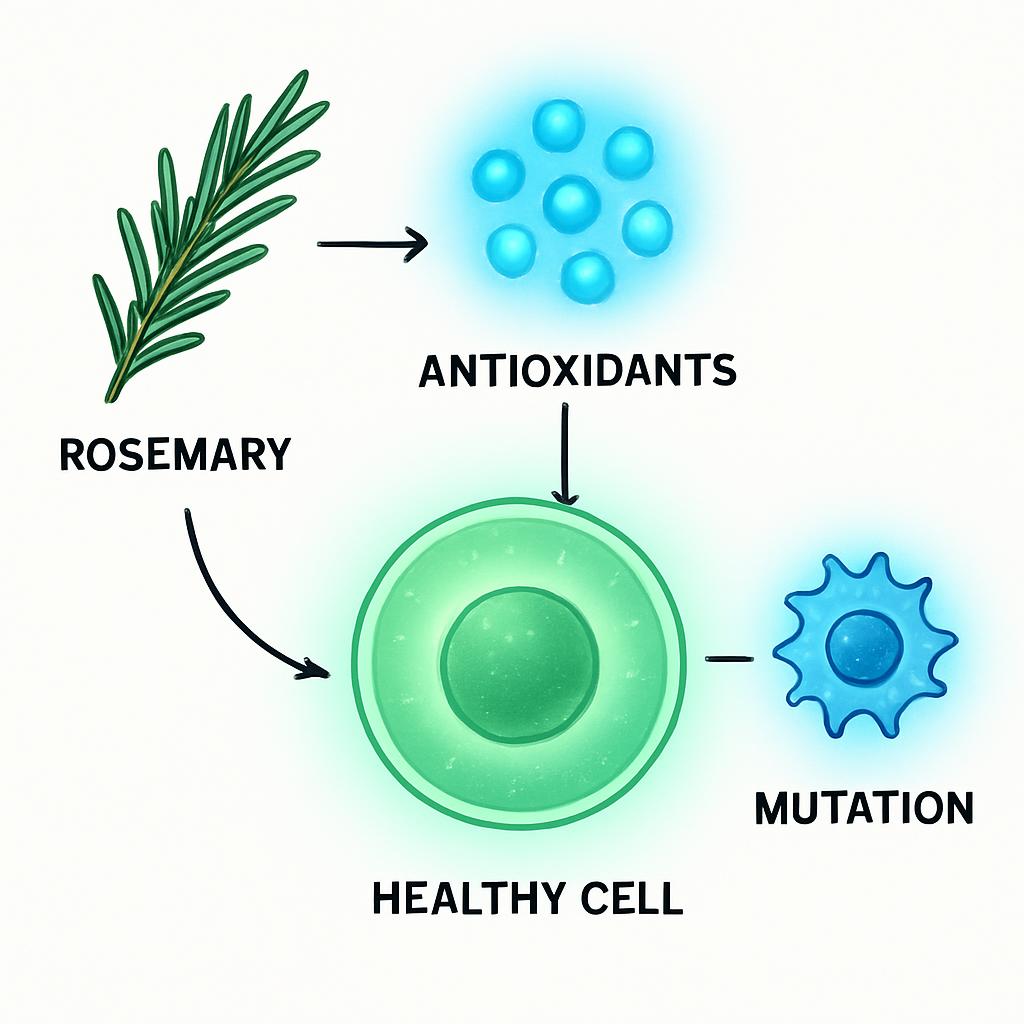 Rosemary Exhibits Cancer-Protective Potential (Preliminary Evidence)
