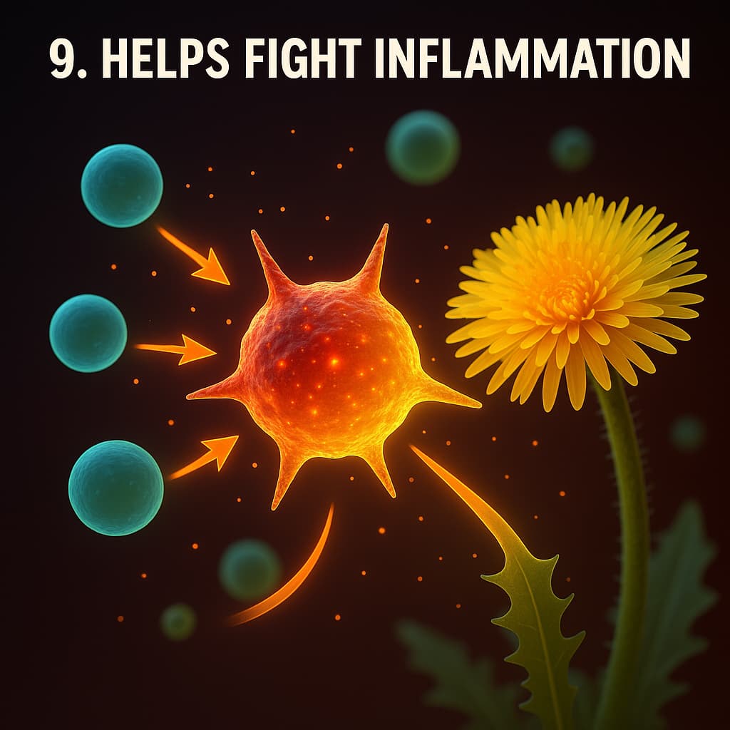 Dandelion Tea Helps Fight Inflammation