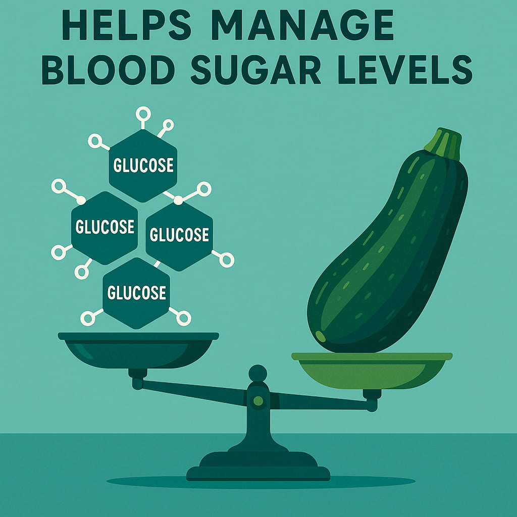 Zucchini Helps Manage Blood Sugar Levels
