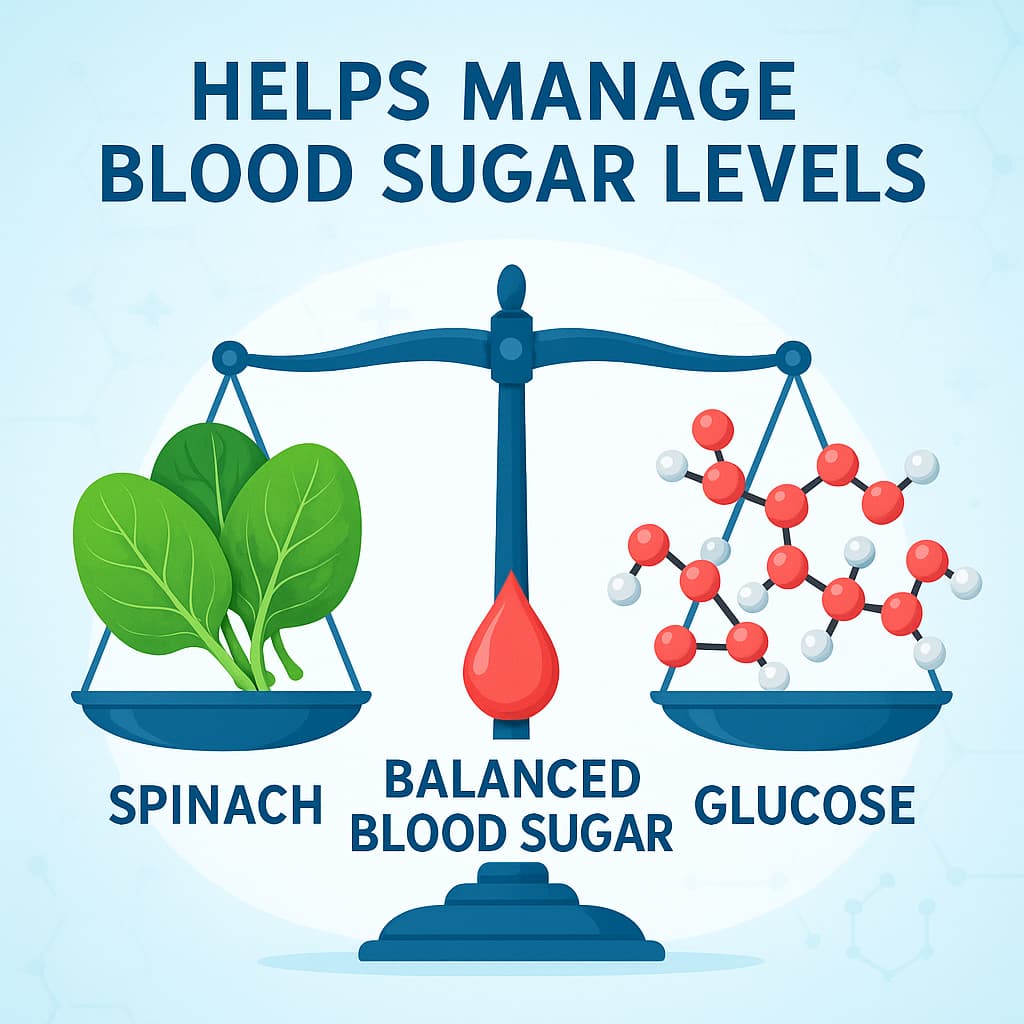 Spinach Helps Manage Blood Sugar Levels