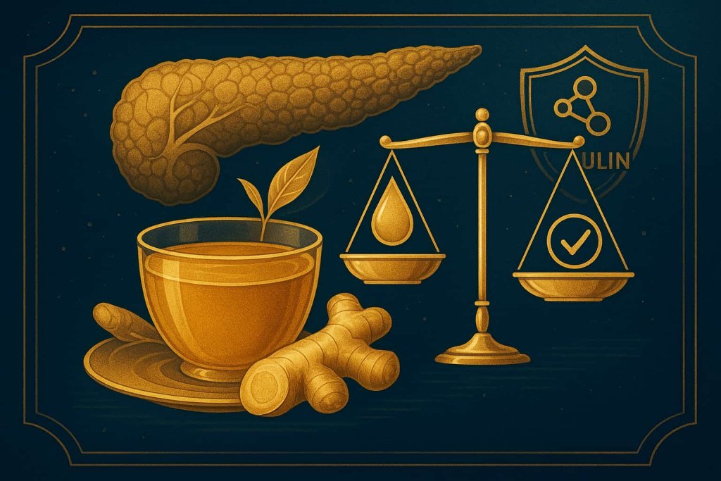 Ginger Tea Helps Regulate Blood Sugar