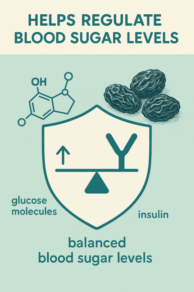Raisins Helps Regulate Blood Sugar Levels