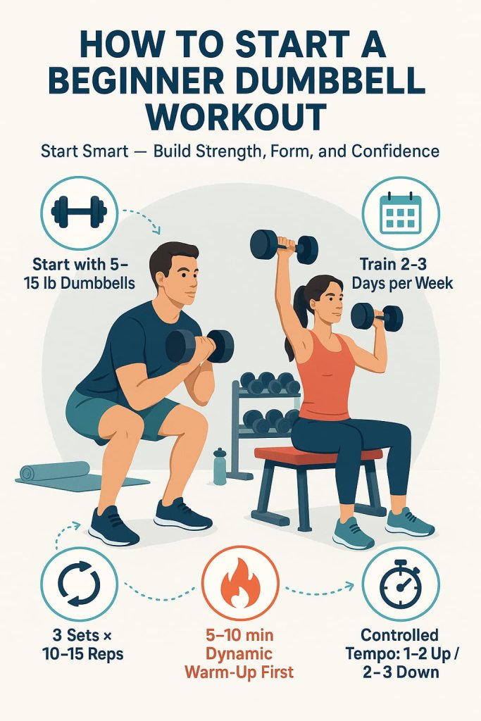 How to Start a Beginner Dumbbell Workout