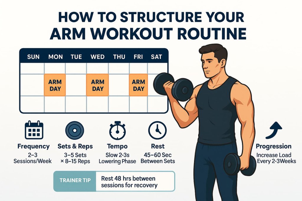 How to Structure Your Arm Workout Routine