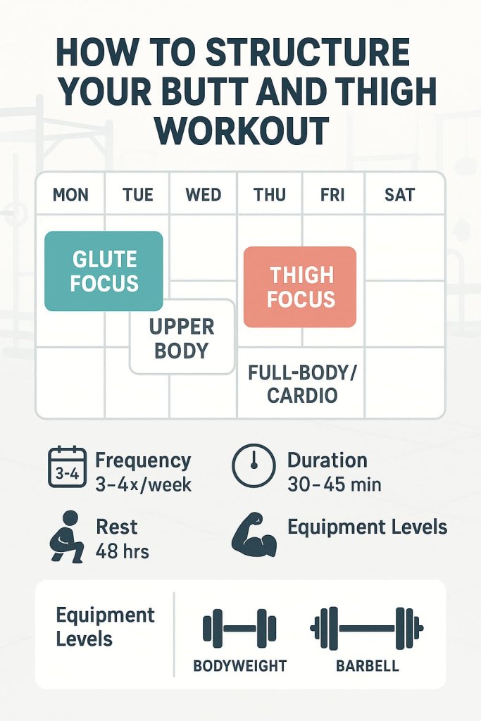 How to Structure Your Butt and Thigh Workout