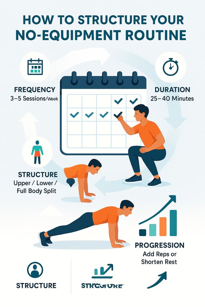 How to Structure Your No-Equipment Routine