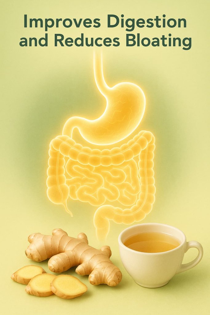 Ginger Tea Improves Digestion and Reduces Bloating