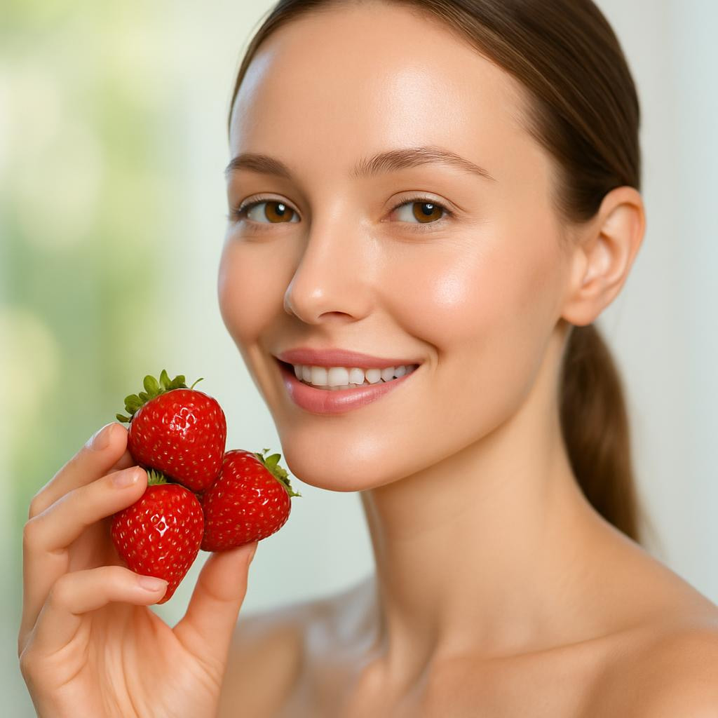 Strawberries Improves Skin and Anti-Aging Health