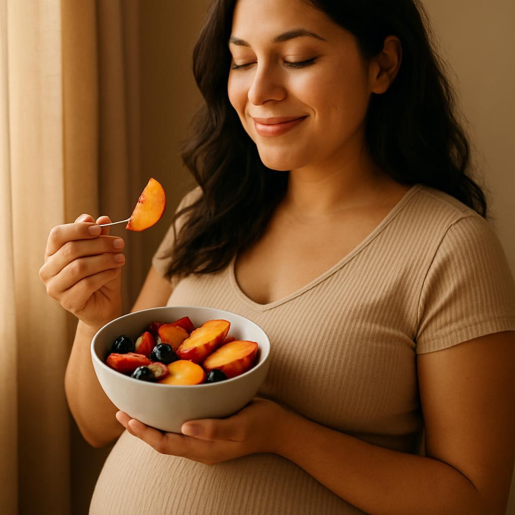 Peaches May Support Healthy Pregnancy
