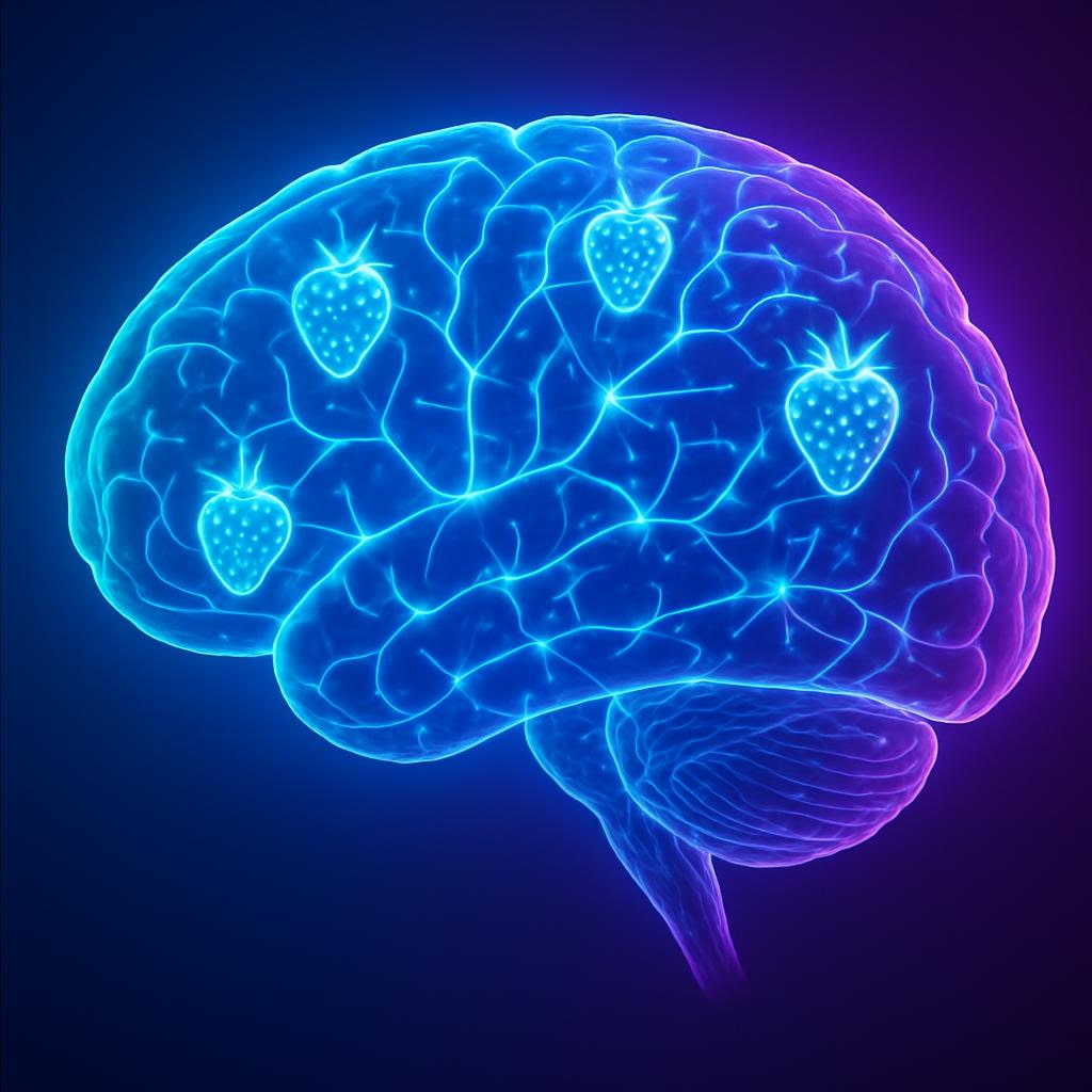 Strawberries Promotes Brain and Cognitive Health