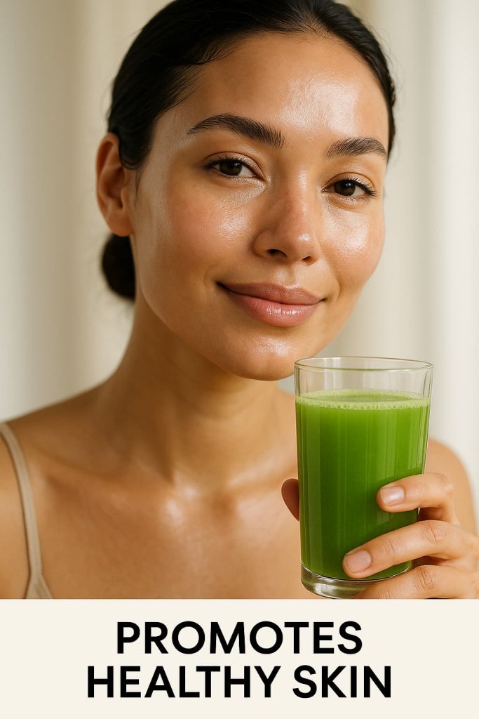 Celery juice Promotes Healthy Skin