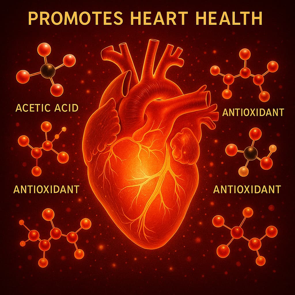 Vinegar  Promotes Heart Health
