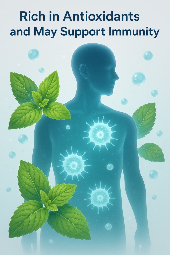 Peppermint Tea Rich in Antioxidants and May Support Immunity