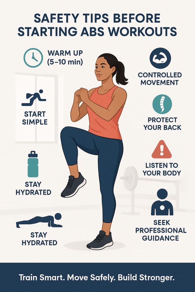 Safety Tips Before Starting Abs Workouts
