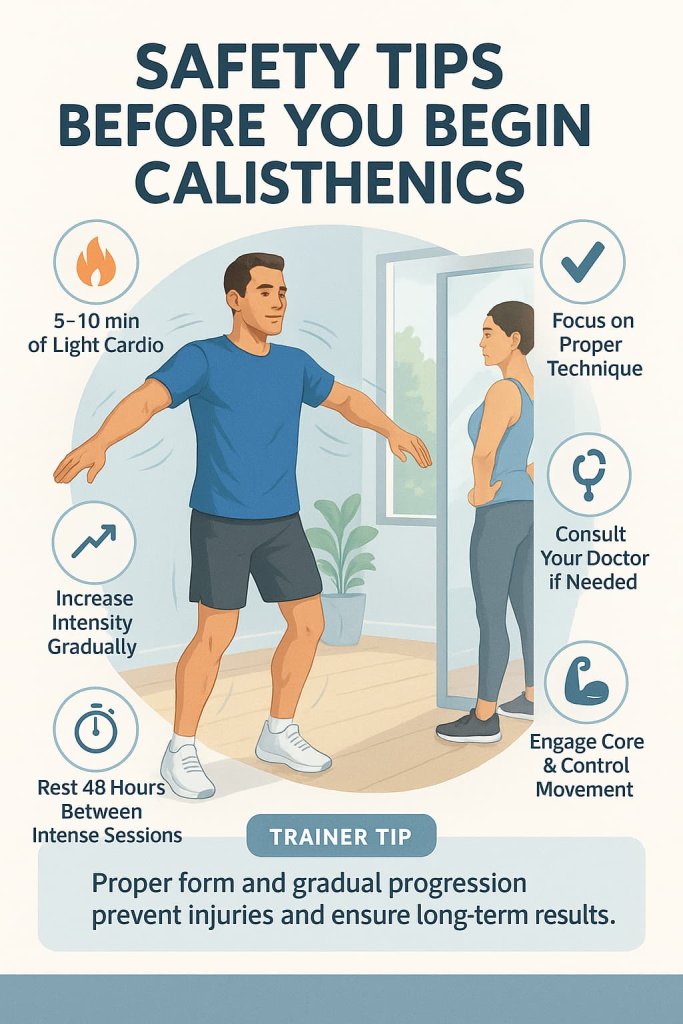 Safety Tips Before You Begin Calisthenics
