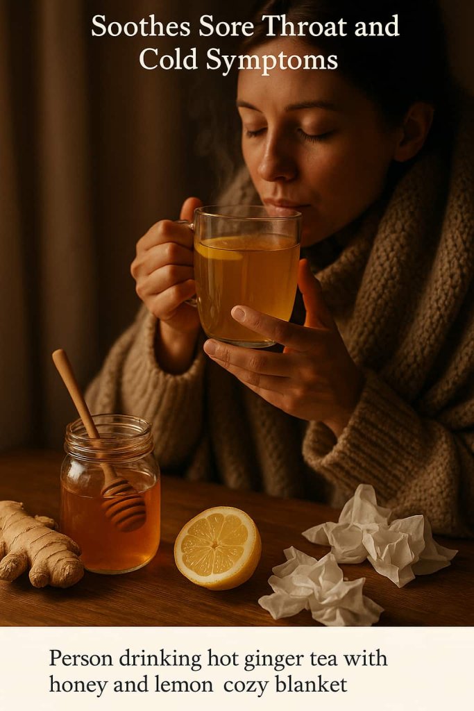 Soothes Sore Throat and Cold Symptoms