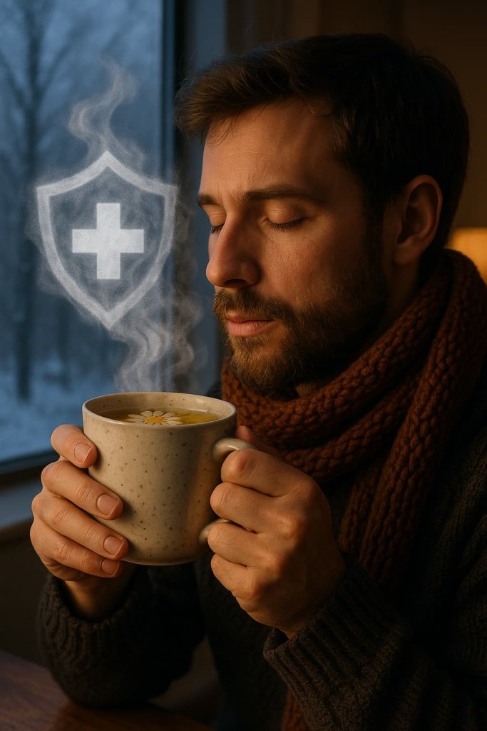 Chamomile Tea Strengthens Immunity and Soothes Cold Symptoms 🤧