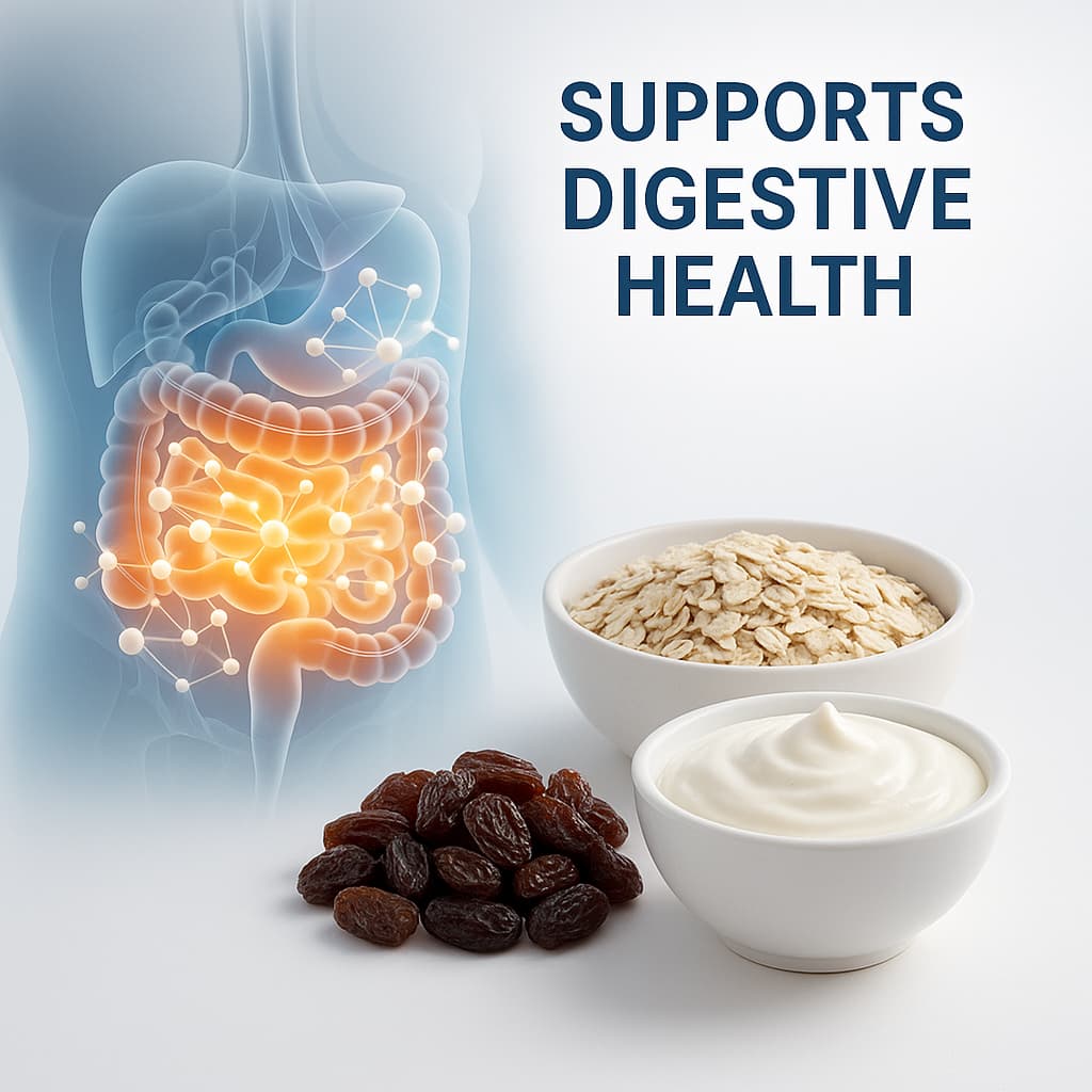 Raisins Supports Digestive Health