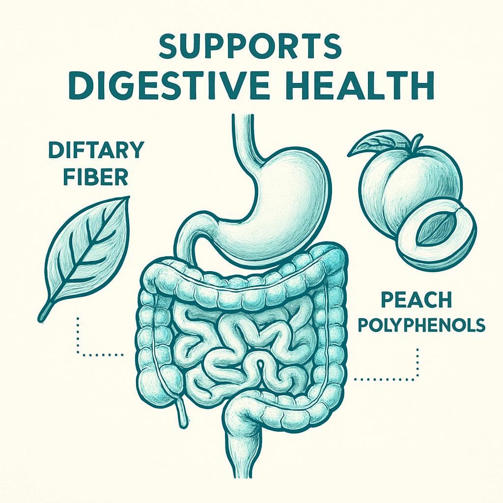Peaches Supports Digestive Health