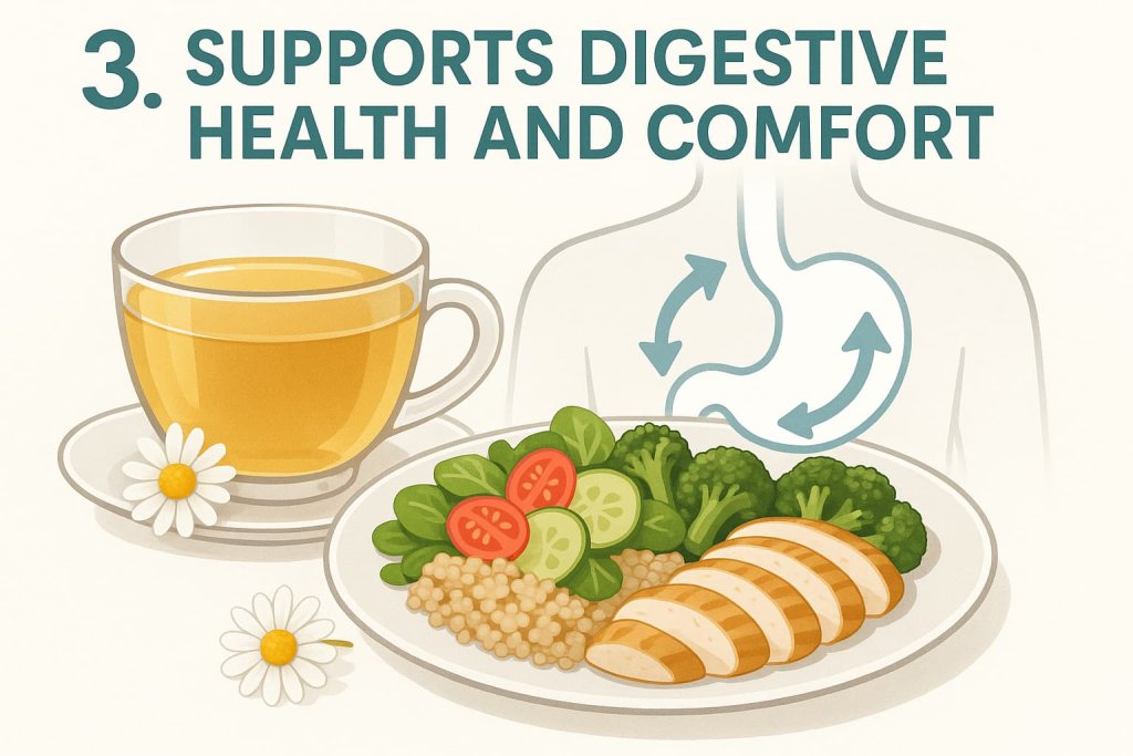 Chamomile Tea Supports Digestive Health and Comfort 🍵