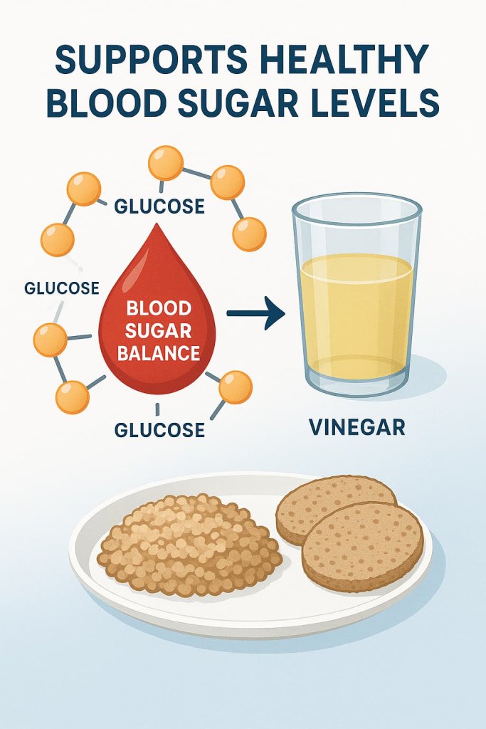 Vinegar Supports Healthy Blood Sugar Levels