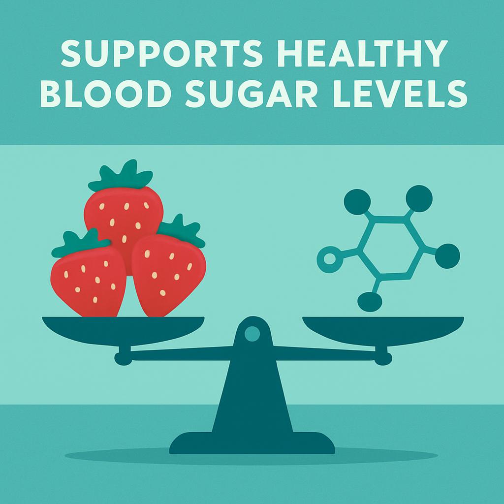 Strawberries Supports Healthy Blood Sugar Levels