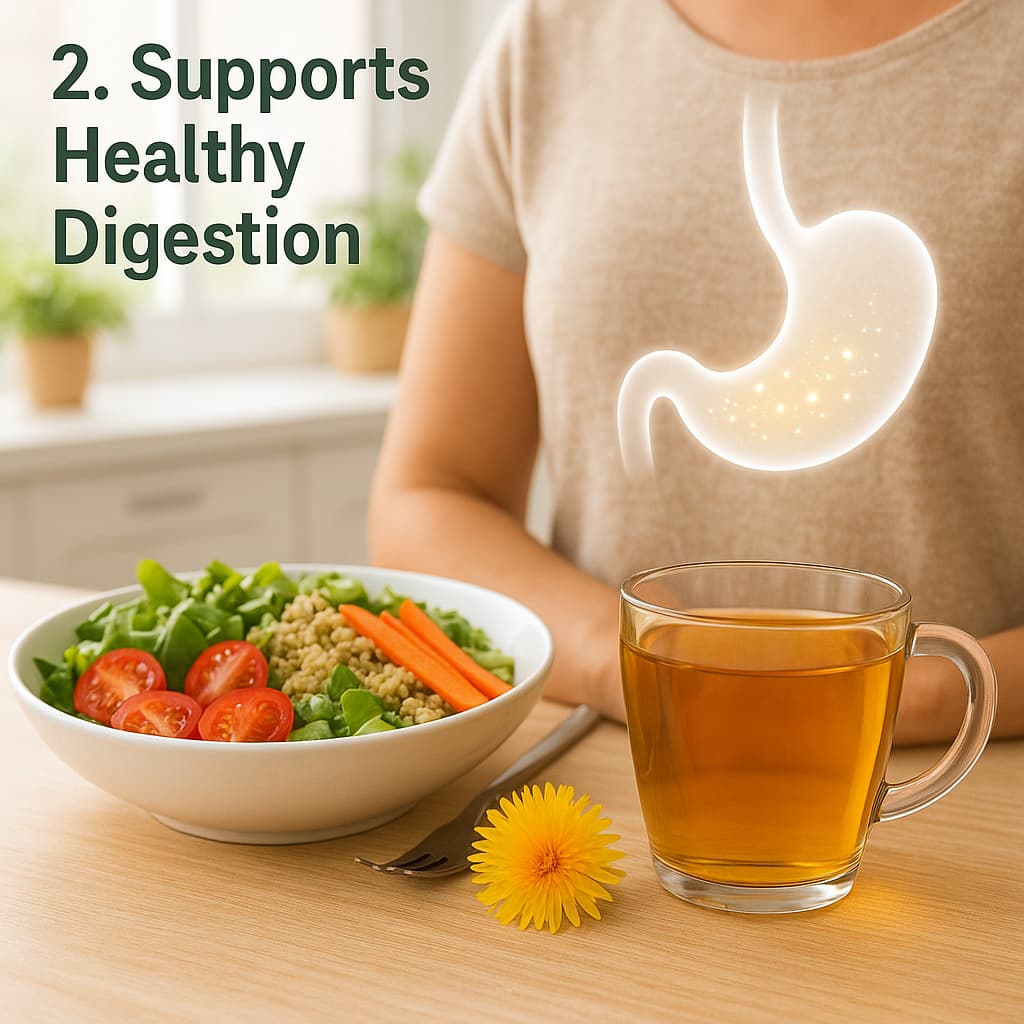 Dandelion Tea  Supports Healthy Digestion