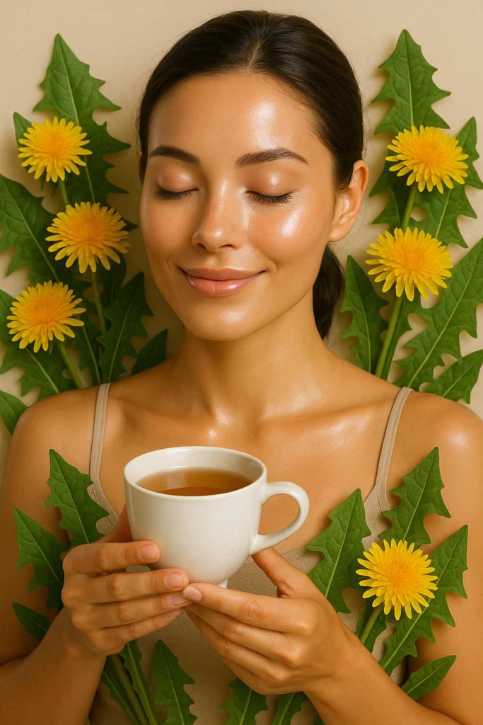 Dandelion Tea Supports Healthy Skin and Anti-Aging