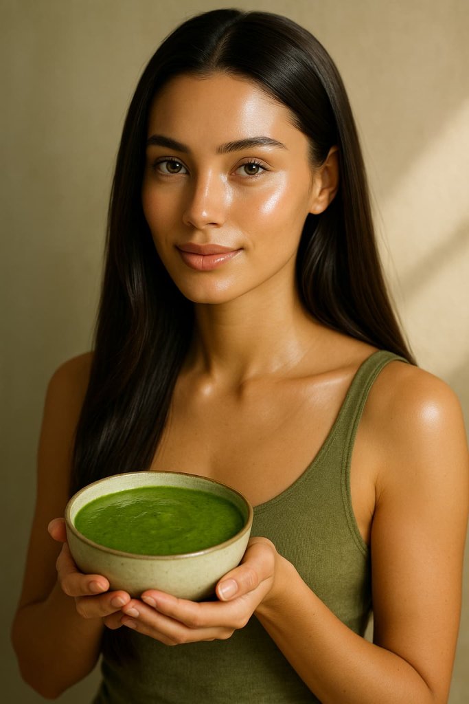 Spinach Supports Healthy Skin and Hair