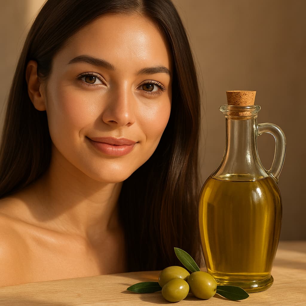 Olive Oil Supports Skin and Hair Health