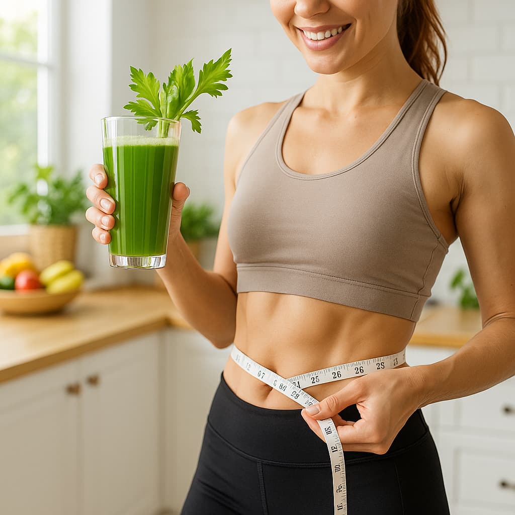 Celery juice Supports Weight Management