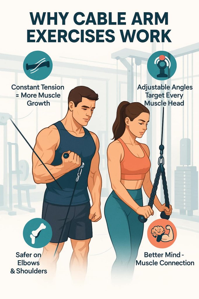 Why Cable Arm Exercises Work