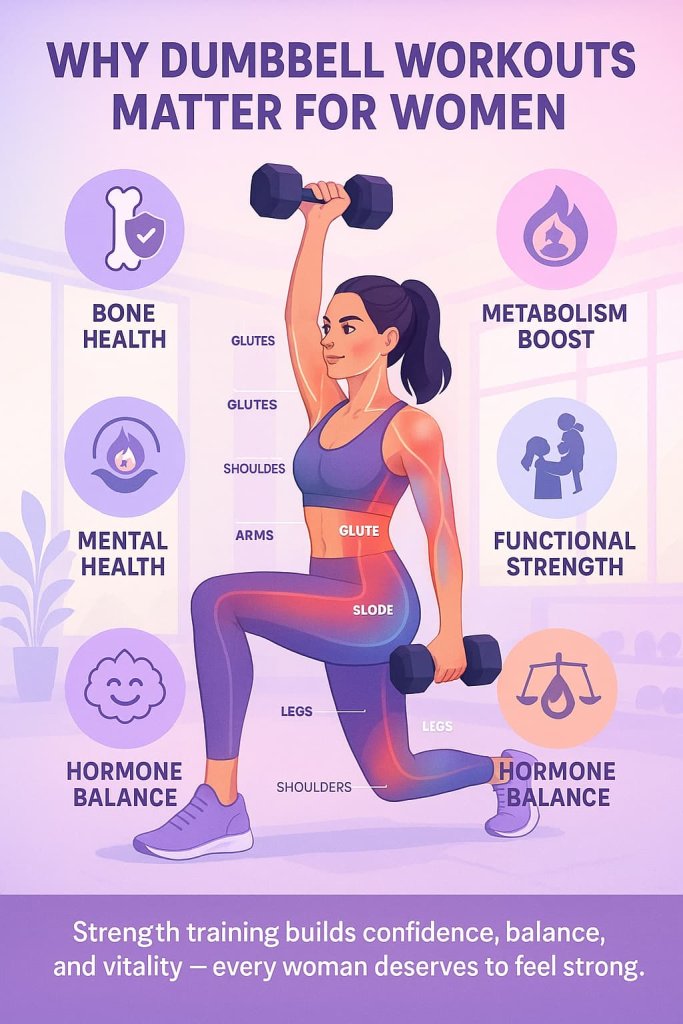 Why Dumbbell Workouts Matter for Women