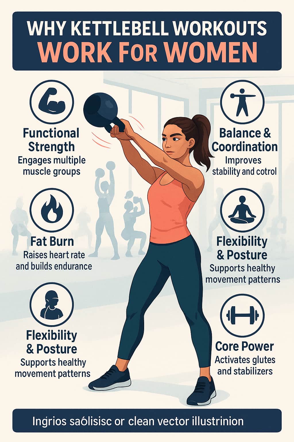 20 Best Kettlebell Workouts for Women to Burn Fat & Get Strong