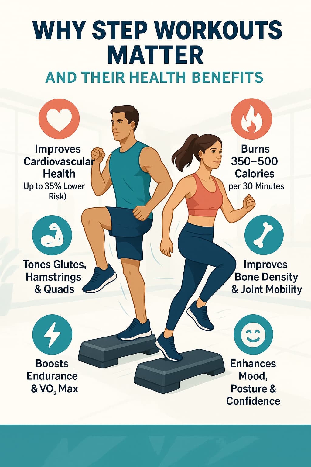 15 Best Step Exercises: Burn Fat, Tone Body & Boost Endurance