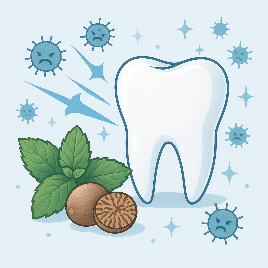Nutmeg Antimicrobial and Oral Health Benefits