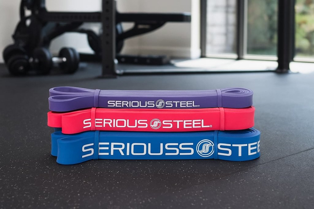 Serious Steel 41" Assisted Pull-Up Bands (3-Band Set) — Best for Strength Training and Pull-Up Assistance