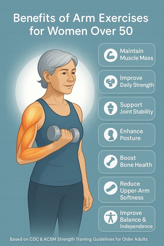 Benefits of Arm Exercises for Women Over 50