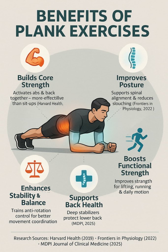 Plank Exercise Build Core Strength Stability Better Posture