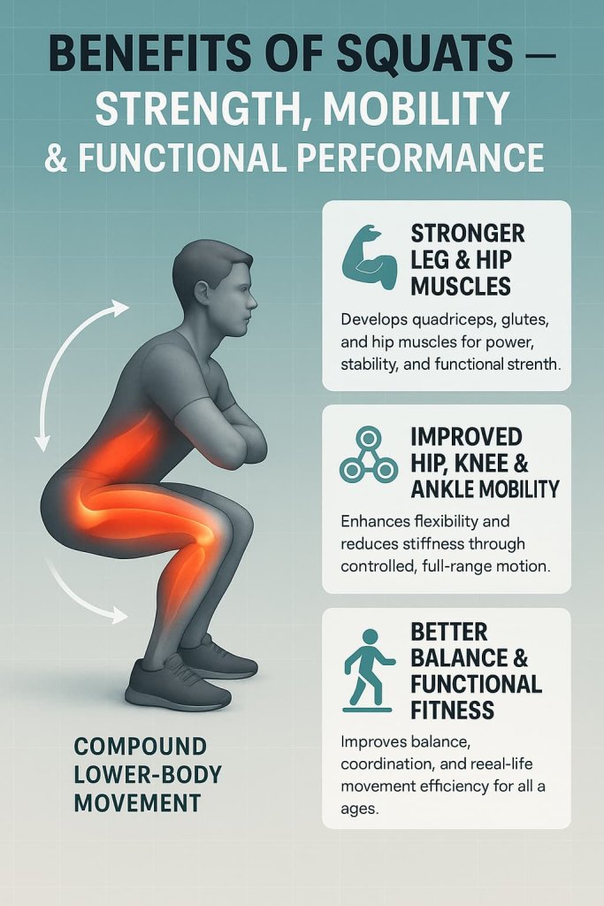 Benefits of Squats for Strength & Mobility