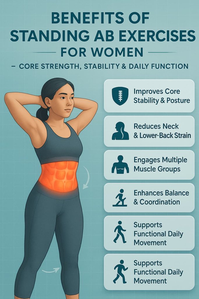 Benefits of Standing Ab Exercises for Women
